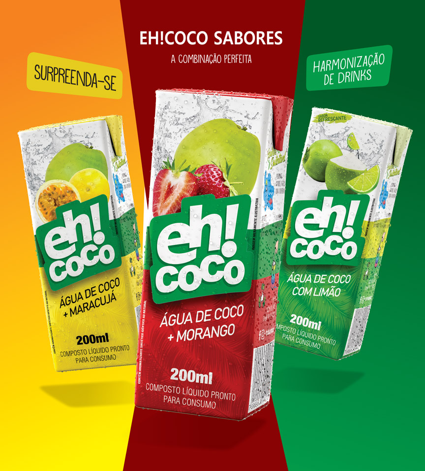 Gelo de água de côco e Gelo de sabor para Drinks 